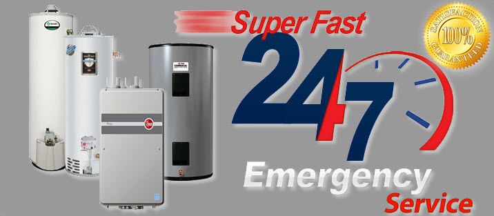 Super Fast 24/7 Emergency Service - Hot Water heater Repair
