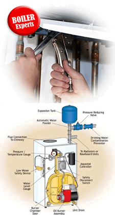 oil steam boiler services